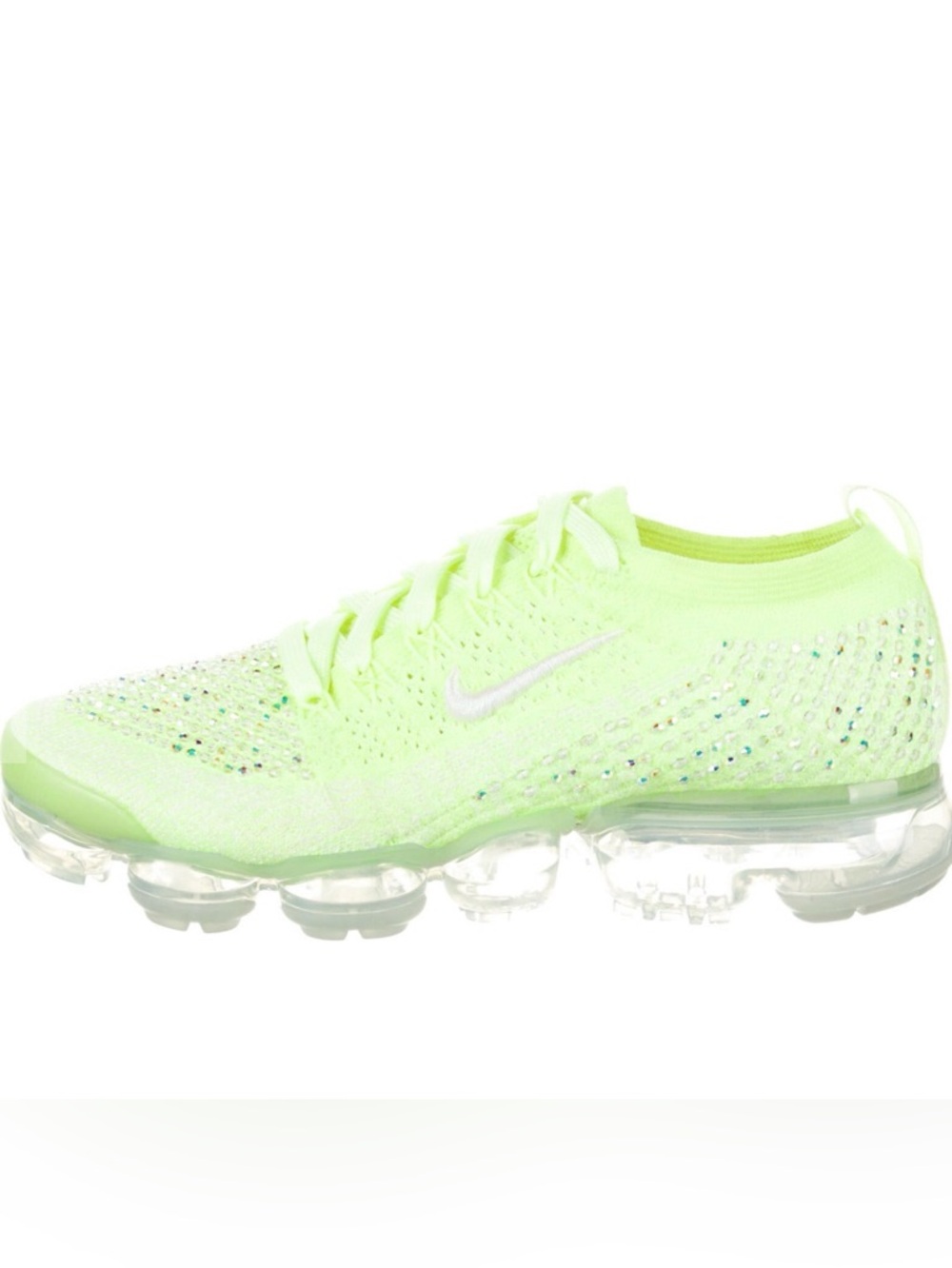 Nike Air Swarovski VaporMax Flyknit 2 Volt Sneakers